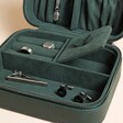 Open Men's Travel Accessories Case in Olive Green