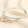 Nana' Meaningful Word Bangle in Silver
