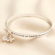 Nana' Meaningful Word Bangle in Silver