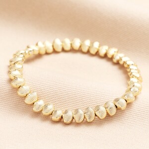 Shell Beaded Bracelet in Gold