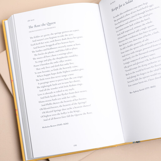 Opened Page of A Happy Poem To End Every Day Book