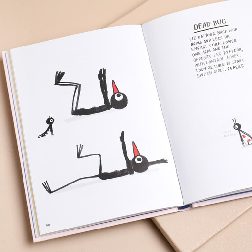 Inside of book How To Be A Fit Bird Book Inside Pages
