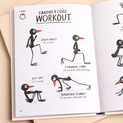 Inside of book How To Be A Fit Bird Book Inside Pages