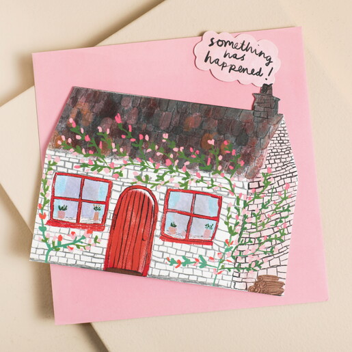 Laura Skilbeck Something Has Happened New Home Card