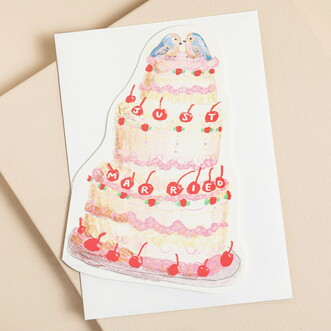 Laura Skilbeck Wedding Cake Card