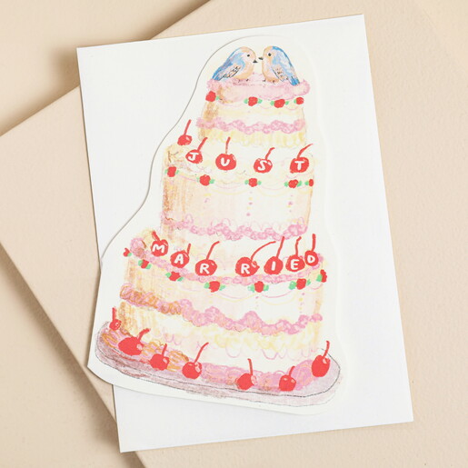 Laura Skilbeck Wedding Cake Card