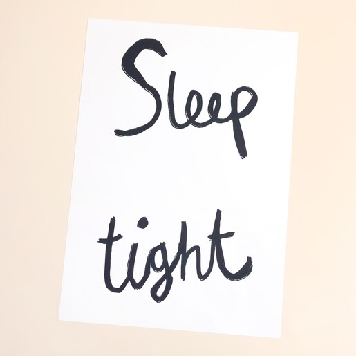 Lune Club Sleep Tight Handwritten A3 Print