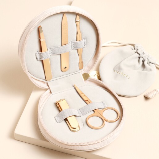 Stackers Manicure Set in Pink inside