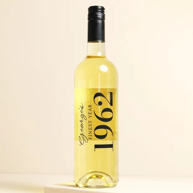 750ml Personalised Name and Year Wine 750ml Personalised Name and Year Wine