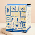 North Muse Crystal Cove Sea Salt & Sage Candle packaging