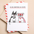 Ohh Deer Partner in Crime Superhero Card