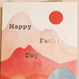 Close Up of Ohh Deer Mountains Father's Day Card message