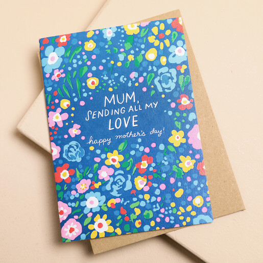 Ohh Deer Sending All My Love Mother's Day Card with a brown envelope and neutral background