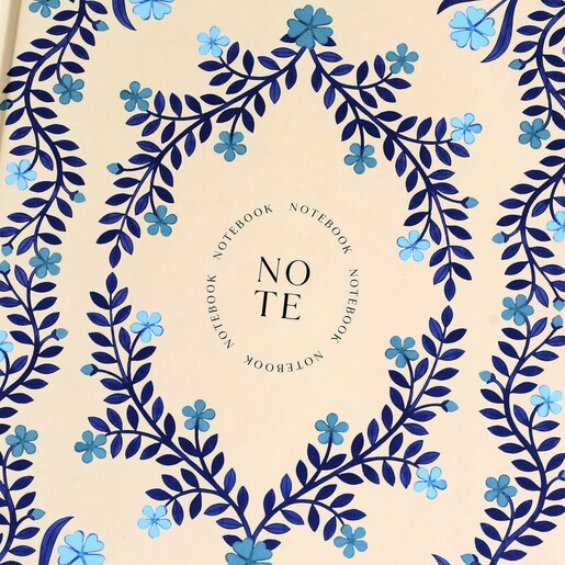 Papier Italian Summer Lined Notebook Close up