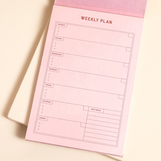 Papier Productivity Weekly List Pad close up 