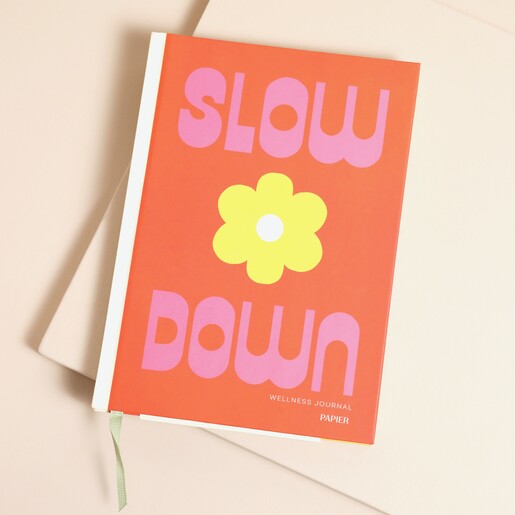 Papier Slow Down Wellness Journal front cover
