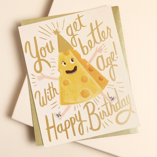 Rifle Paper Co. Better With Age Birthday Card Rifle Paper Co. Better With Age Birthday Card
