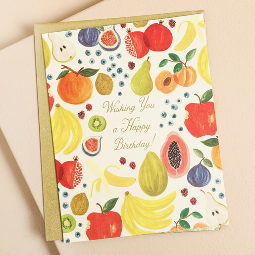 Rifle Paper Co. Fruitful Happy Birthday Card