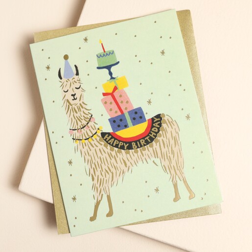 Rifle Paper Co. Llama Birthday Card