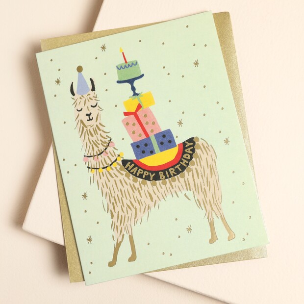 Rifle Paper Co. Llama Birthday Card Rifle Paper Co. Llama Birthday Card