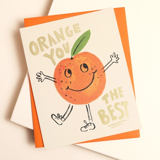 Rifle Paper Co. Orange You The Best Greetings Card