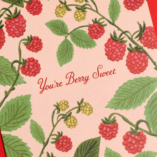 Close Up of You're Berry Sweet Greetings Card