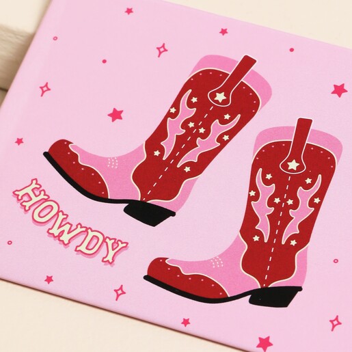 Sass & Belle Cowboy Boots Compact Mirror Sass & Belle Cowboy Boots Compact Mirror