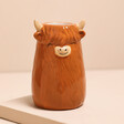 Sass & Belle Highland Cow Small Vase