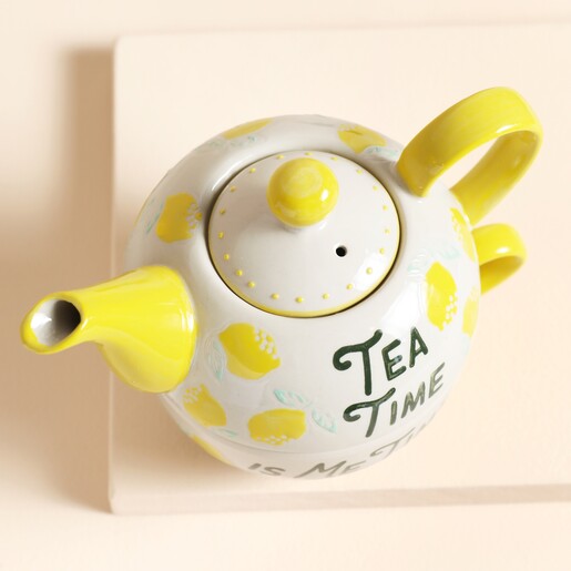 Top View of Sass & Belle Lemon Tea For One Teapot