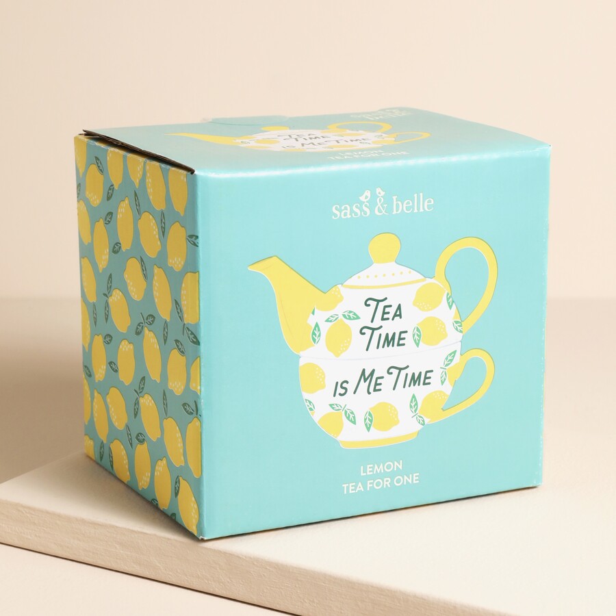 Lemon Tea For One Teapot | Sass & Belle | Lisa Angel