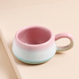 Sass & Belle Pink & Green Pastel Ombre Tealight Holder with Handle 