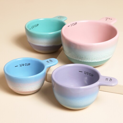 Pastel Ombre Measuring Cups