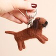 Sass & Belle Sausage Dog Felt Keyring