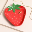 Sass & Belle Strawberry Trinket Dish on a neutral background