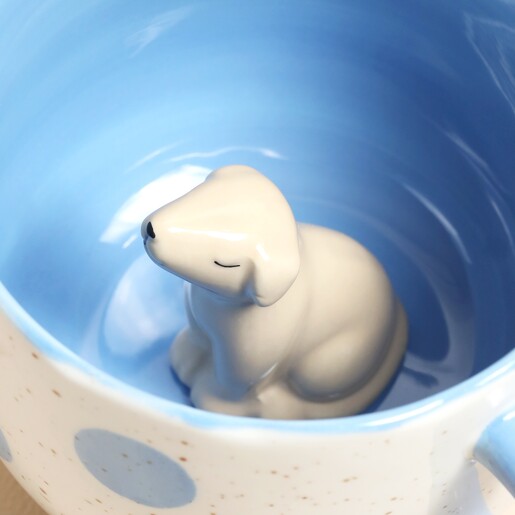 Close Up of Sass & Belle Surprise Hidden Dog Mug