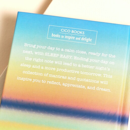 Back Page of Sleep Easy Book