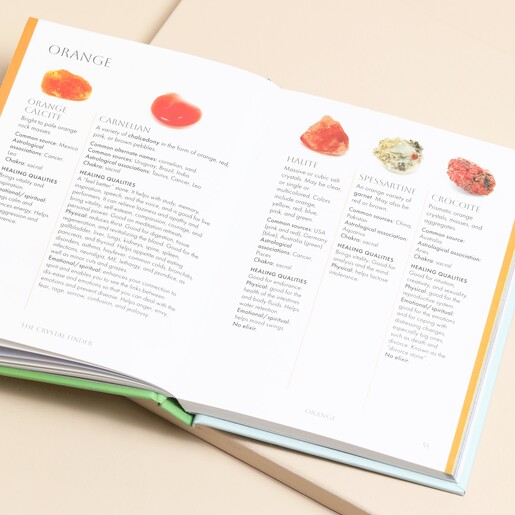 Opened Page of The Pocket Crystal Healer Book