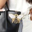 Beaded Bee Keyring and Bag Charm