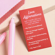 Set of 3 Matchbox Love Affirmation Candles