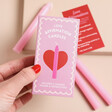 Set of 3 Matchbox Love Affirmation Candles