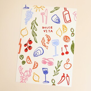 SimplyExtraJordanary Dolce Vita Italian A3 Print