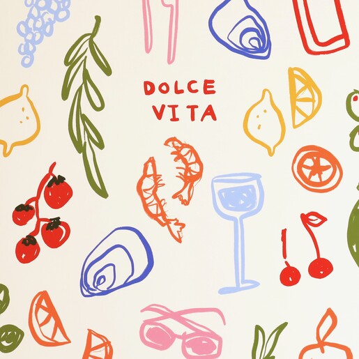 SimplyExtraJordanary Dolce Vita Italian A3 Print