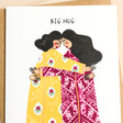 Close Up of Sakina Saidi Big Hug Greetings Card