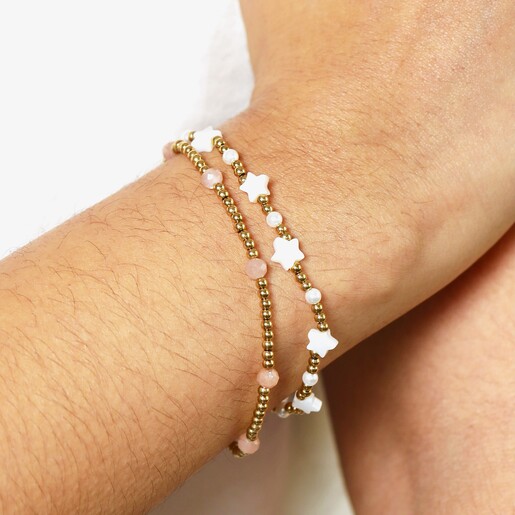 Set of 2 Shooting Stars Charm Bracelets in Gold Set of 2 Shooting Stars Charm Bracelets in Gold
