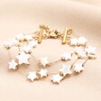 Shooting Stars Multi Layer Charm Bracelet in Gold