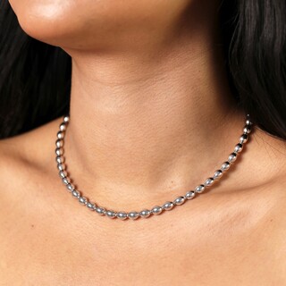 Stainless Steel Bubble Ball Necklace