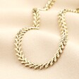 A waterproof stainless steel chain necklace