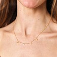 Sterling Silver Mama Pendant Necklace in Gold