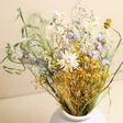 Close Up of Country Meadow Dried Flower Bouquet