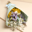 Close Up of Country Meadow Dried Flower Bouquet